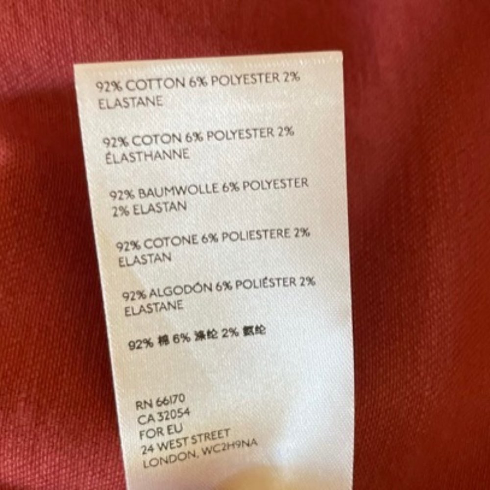 Free People Raw Hems High Rise Skinny Jeans Red 24 - Picture 9 of 10